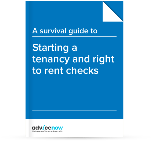 Starting A Tenancy And Right To Rent Checks Advicenow